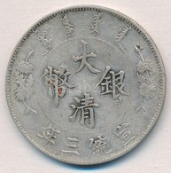 Kína ~1911. 1$ Ag 'Sárkány' (26,9g) T:2-
China ~1911. 1 Dollar Ag 'Dragon' (26,9g) C:VF - Non Classés