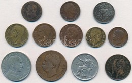 Olaszország 1861-1942. 12db-os érme Tétel, Közte 1861M 2c és 1862N 5c T:vegyes
Italy 1861-1942. 12pcs Of Coins, Includin - Non Classés