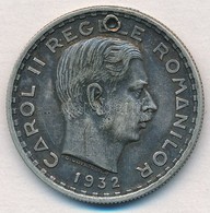 Románia 1932. 100L Ag 'II. Károly' T:2- Ly.
Romania 1932. 100 Lei Ag 'Carol II' C:VF Hole - Non Classés