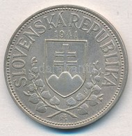 Szlovákia 1941. 20K Ag 'Cirill és Metód' T:1- Slovakia 1941. 20 Korun Ag 'St. Kyrill And St. Methodius' C:AU Krause KM#7 - Non Classificati