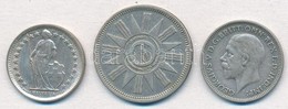 3db Klf Külföldi Ezüstpénz, Közte Irak 1959. 50f Ag, Nagy-Britannia 1936. 6p Ag 'V. György' T:2,2-
3pcs Of Diff Silver C - Non Classificati