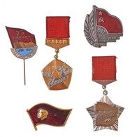 Szovjetunió 5db-os Vegyes Jelvény és Kitüntetés Tétel T:1-,2
Soviet Union 5pcs Of Various Badges And Decorations C:AU,XF - Zonder Classificatie