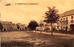 Florenville - La Grand'Place (Hôtel Central, Abeille, Nelson) - Florenville