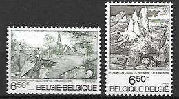 BELGIQUE     -  1976  .  Y&T N° 1825 / 1826 * . - Unused Stamps