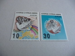 TIMBRES   CHYPRE     EUROPA    1995   N  857 / 858   COTE  2,00  EUROS   NEUFS  LUXE** - 1995