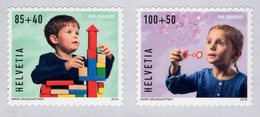 Switzerland - 2018 - Pro Juventute - For Youth - Mint Stamp Set With Charity Surcharge - Unused Stamps