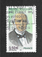 FRANCE 3729 Henri WALLON - Used Stamps