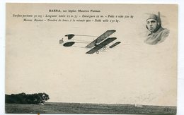 CPA  Aviation : BARRA  Sur Farman     A   VOIR   !!!! - Piloten