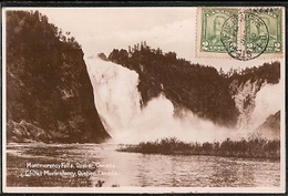 Canada & Marcofilia, Montmorency Falls, La Côte-de-Beaupré, Porto Portugal 1930 (6671) - Lettres & Documents