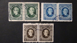 Slovakia - 1939 - Mi:SK 39XA,41-42XA O - 2er - Look Scan - Used Stamps