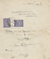 Turchia Turkey 1924 Cover From ADANA To CHICAGO , U.S.A - Covers & Documents