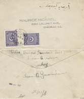 Turchia Turkey 1924 Cover From ADANA To CHICAGO , U.S.A - Storia Postale