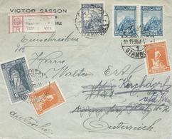 Turchia Turkey 1928 Cover Registred From STAMBOUL To Autriche , Austria - Storia Postale