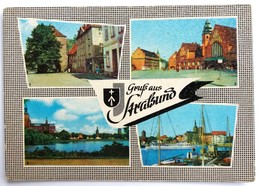 #381  Views Of Stralsund - Mecklenburg-West Pomerania GERMANY - Used Postcard - Stralsund