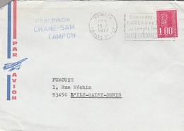 LSC 1977 - Cachet Dateur Inversé - Lettres & Documents