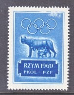 OLYMPIC  LABEL  ROME  Fault    * - Sommer 1960: Rom
