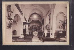 CPA 84 - MORMOIRON - Intérieur De L'Eglise - TB PLAN EDIFICE RELIGIEUX + Jolie Oblitération Verso - Mormoiron