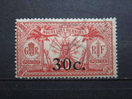 VEND BEAU TIMBRE DES NOUVELLES-HEBRIDES N° 74 , (X) !!! - Unused Stamps