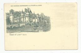 Cp , 37 , USSE ,les Châteaux Historiques De La Vallée De La Loire , Publicité: Amidon Hoffmann , Poudre De Riz , Vierge - Autres & Non Classés