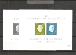 Belgique - Dynastie - Roi Baudouin  ( BF 50/51 Non Dentelés) - Autres & Non Classés