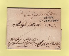 Rocca S.Casciano - 1809 - Griffe Provisoire - Departement Conquis De L'Arno - 1. ...-1850 Vorphilatelie