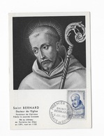 Carte Maximum 1953 Saint Bernard - 1950-59
