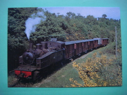 France - Côtes D'Armor - Chemin De Fer Régionaux Réseau Breton - Train Locomotive Mallet Entre LOUEDAC Et La Brohinière - Loudéac