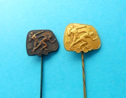 OLYMPIC GAMES - Nice Rare Lot Of 2. Yugoslav Vintage Olympics Badges * Olympiad Olympia Olympiade Olimpische Spiele - Uniformes Recordatorios & Misc