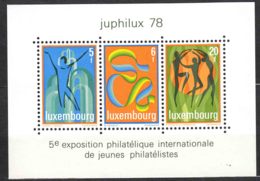 Luxembourg 1978 JUPHILUX Mi#Block 12 Mint Never Hinged - Unused Stamps