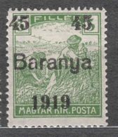 Hungary Baranya 1919 Mi#40 Mint Hinged - Baranya