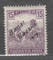 Hungary Banat Bacska 1919 Mi#10 Mint Hinged - Banat-Bacska