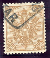 BOSNIA & HERZEGOVINA 1900 Arms 30 H. On Ribbed Paper, Used.  Michel 18Ay, SG 159a - Bosnia And Herzegovina