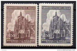 Böhmen Und Mähren - Bohême & Moravie - 1944 - Michel N° 140 & 141 ** - Ungebraucht