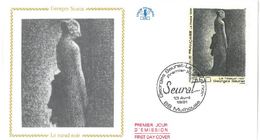 FDC Georges Seurat Le Noeud Noir (88 Mulhouse 13/04/1991) - 1990-1999