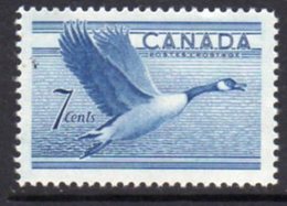 Canada QEII 1952 7c Canada Goose Bird Definitive, MNH, SG 443 - Unused Stamps