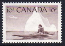 Canada QEII 1955 10c Inuit Hunter Definitive, MNH, SG 477 - Unused Stamps