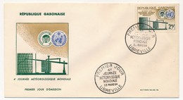 GABON => FDC => 4eme Journée Météorologique Mondiale - 23 Mars1964 - LIBREVILLE - Gabon (1960-...)