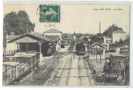 CPA - DPT 83 - LES ARCS - LA GARE N° 1259 - Les Arcs