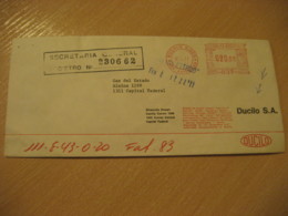 BUENOS AIRES 1977 To Capital DUCILO Meter Mail Postage Paid Cancel Cover ARGENTINA - Brieven En Documenten