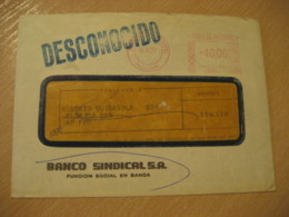 BUENOS AIRES 1977 BANCO SINDICAL Meter Mail Cancel Cover ARGENTINA - Brieven En Documenten