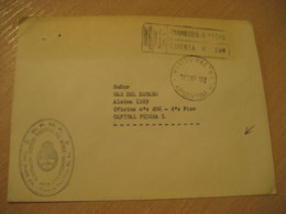 MARCOS PAZ 197? To Capital INSTITUTO NACIONAL DEL MENOR Postage Paid Cancel Cover ARGENTINA - Brieven En Documenten