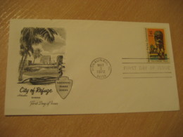 HONAUNAU 1972 City Of Refuge National Parks HAWAII Fdc Cancel Cover USA - Hawaii