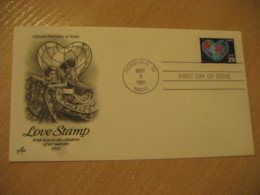 HONOLULU 1991 Love Stamp HAWAII Fdc Cancel Cover USA - Hawaï