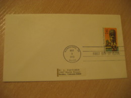 HONAUNAU 1972 National Parks Centennial HAWAII Fdc Cancel Cover USA - Hawaï