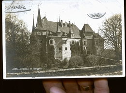 CHATEAU DE GORGIER PHOTO CARTE 1930 - Gorgier