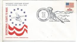 ESTADOS UNIDOS USA CHICAGO 1976 VIKING LANDERS ON MARS MARTE ESPACIO SPACE - Amérique Du Nord