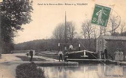 Villeroy      55       Canal De La Marne Au Rhin. Ecluse Et Péniche    (voir Scan) - Autres & Non Classés