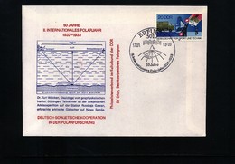 Germany / Deutschland DDR 1983 50 Years Of 2. International Polar Year Interesting Cover - International Polar Year