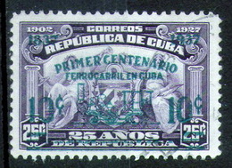 CUBA	-	Yv. 254	-	" Ferrocarriles " -			N-12129 - Usati