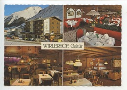 Autriche : Galtür - Hotel Café Restaurant Bar Wirlerhof (famille Huber) Multivues Cp Vierge - Galtür